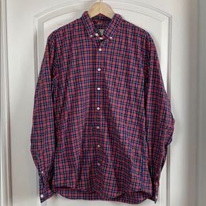J Crew Men’s Plaid Shirt Size LT